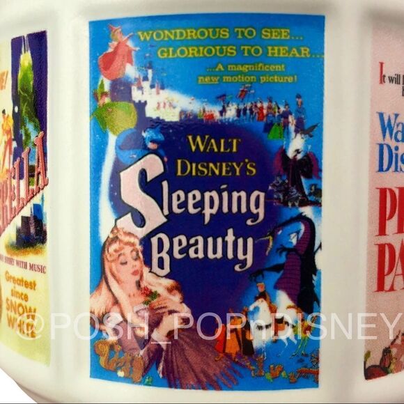 DISNEY Classics style Movie Poster Mug Dumbo, Peter Pan, Cinderella & more - Picture 10 of 11